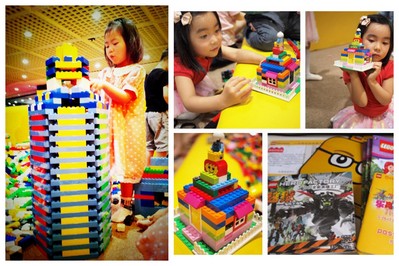 現場小朋友拼砌得作品令人驚嘆